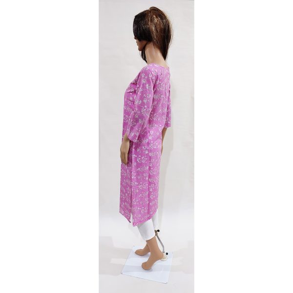 Women Cotton Kurta Inbuilt Padded Breast Cover Design 13 - Image 3