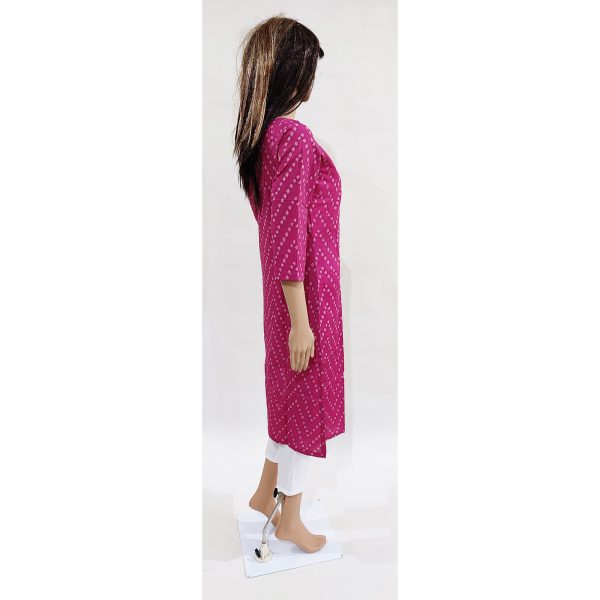 Women Cotton Kurta Inbuilt Padded Breast Cover Design 8 - Image 5