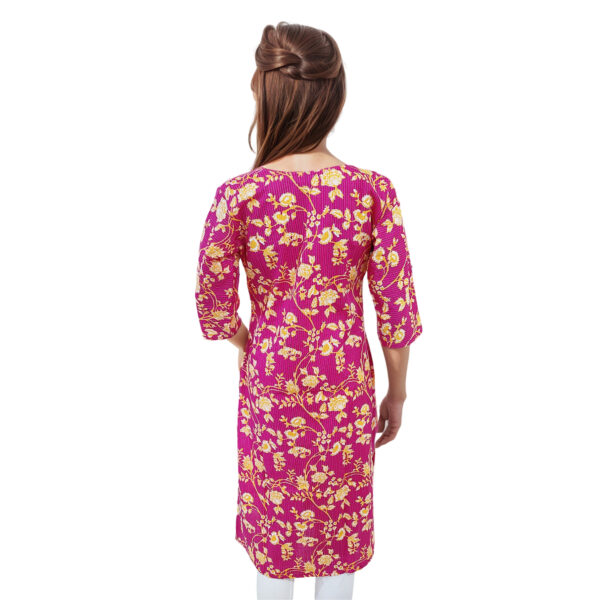 Women Cotton Kurta Kantha Design 104 - Image 2