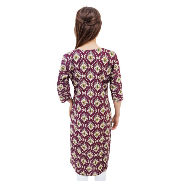 Women Cotton Kurta Kantha Design 105 - Image 2