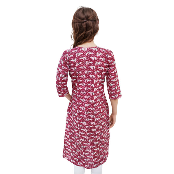 Women Cotton Kurta Kantha Design 109 - Image 2