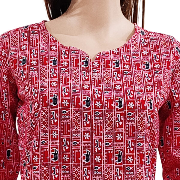 Women Cotton Kurta Design 65 - Image 3