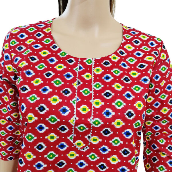 Women Cotton Kurta Design 90 - Image 3