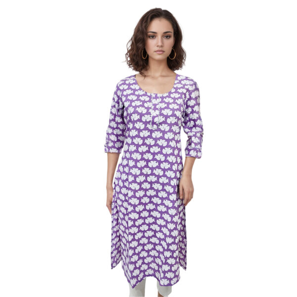 Women Cotton Kurta Kantha Design 102